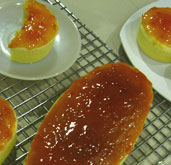 japanessecheesecake-slice Japanesse Cheese Cake setelah diberi topping